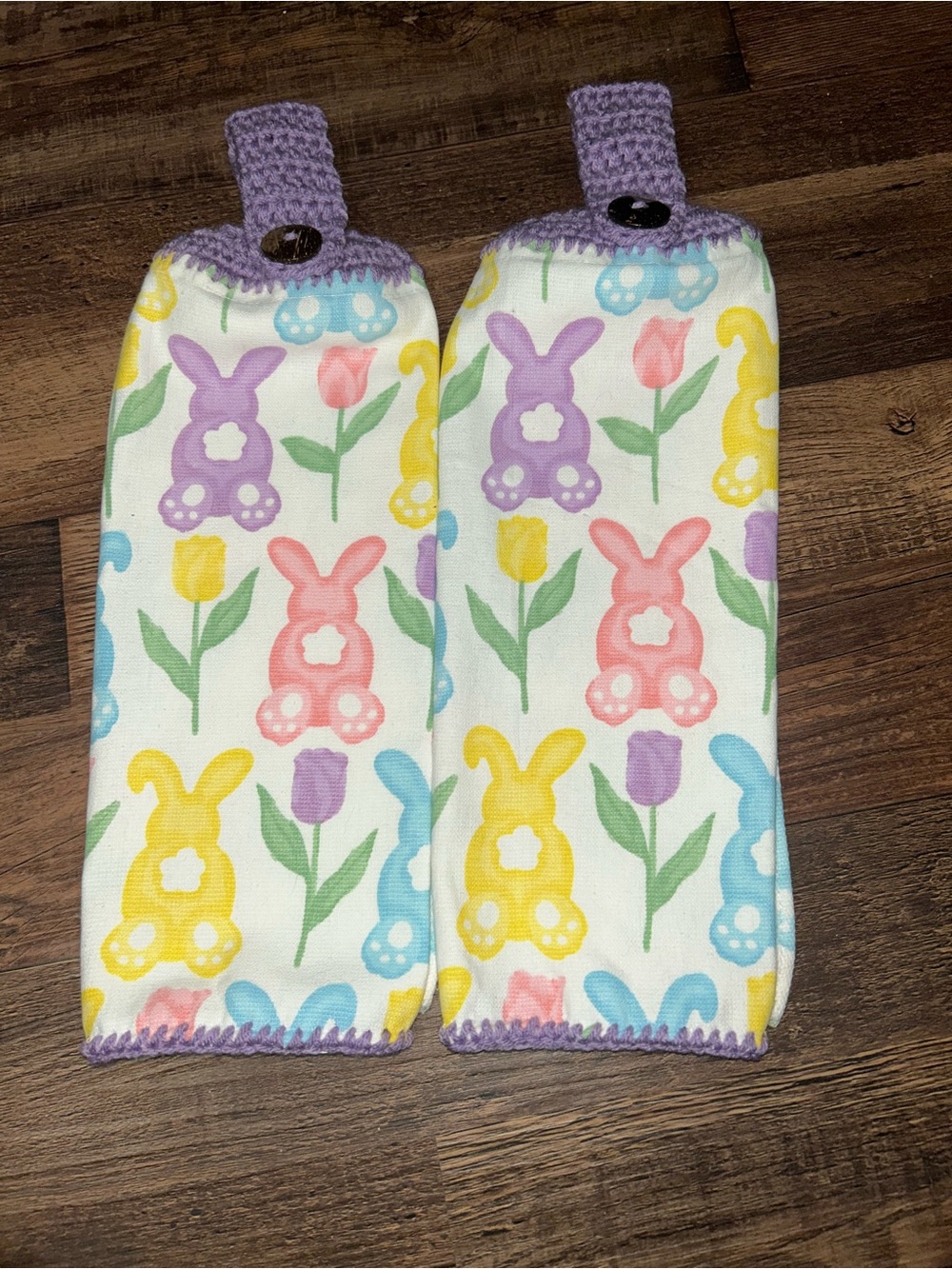 Bunny Easter Hanging Towel Set
